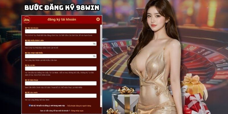 Điền đầy đủ thông tin và tuân thủ chính sách để tạo thành công